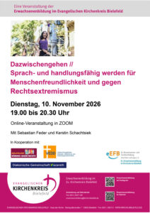Plakat Veranstaltung Dazwischengehen
